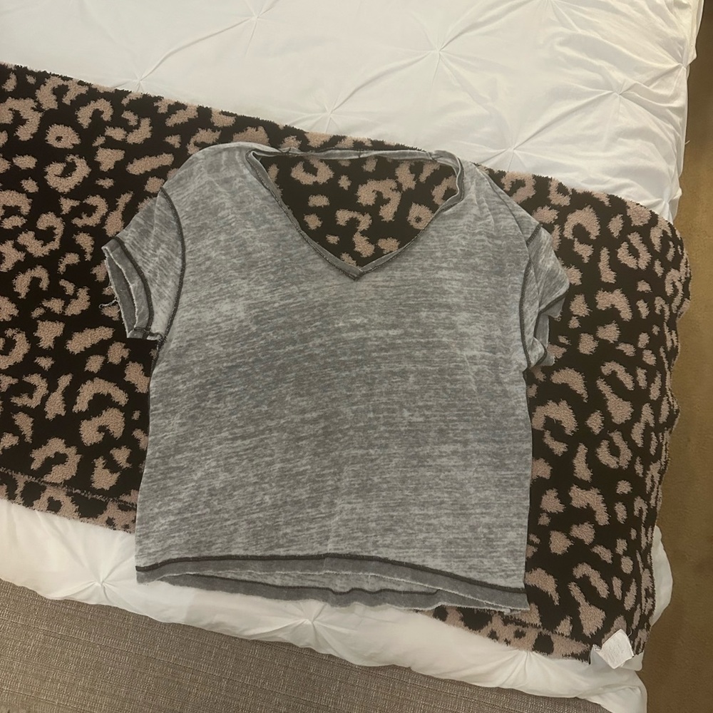 Free People Grey top